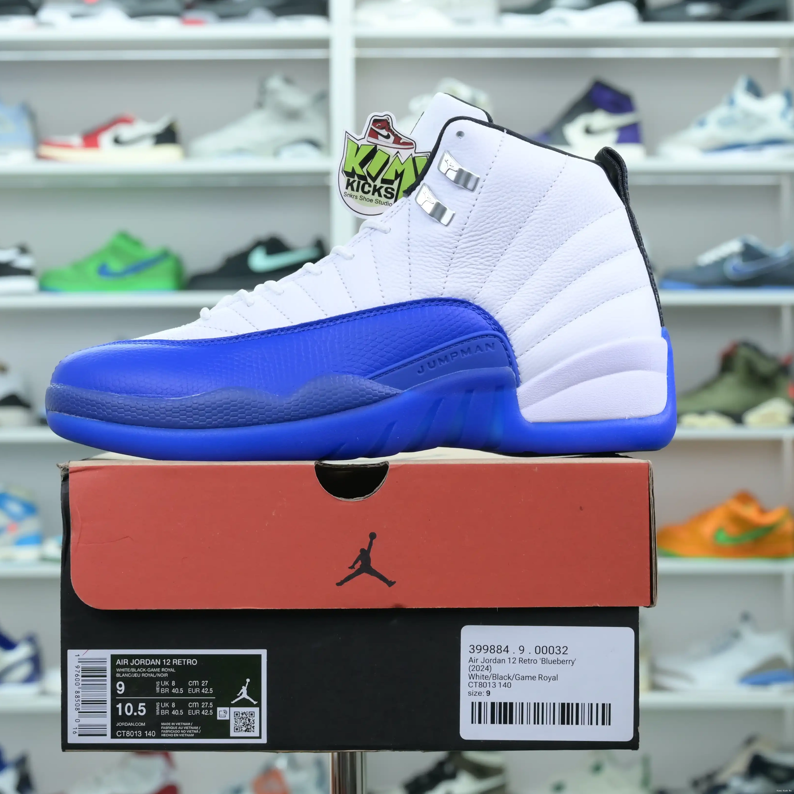 12 Air Jordan Retro'Blueberry'(2024) Kimikick 0720